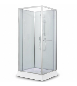 Кабина душевая AQUABATH ATLAS AB-1002S прямоугольная 90x90 хром