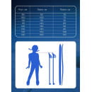 Лыжи подростковые с палками (120/95) 9897506 (9897506) 