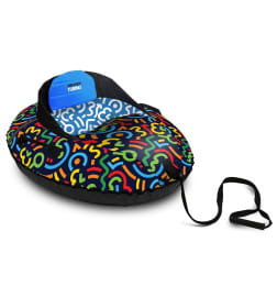 Тюбинг овальный НИКА 075х92 см (чехол 850х1040 мм.) ГРАФИЧНЫЙ с камерой