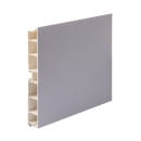 Цоколь мебельный h100мм,"алюминий" L-4000мм (89454) 