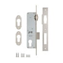 Замок врезной Kale Kilit с роликовой защелкой 155 никель (10231) 