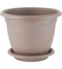 Горшок для цветов InGreen Aphrodite D 430 mm, 25,8л с подставкой №8, французский платан