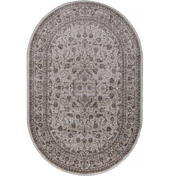 Ковры тканные VALENCIA DELUXE F014, 2*3, OVAL, CREAM
