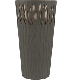 Горшок для цветов InGreen Winds D 340мм/40 л с дренажной вставкой 18,7л антрацит