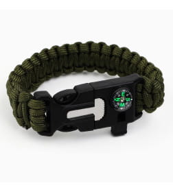 Браслет для выживания «Сильный духом», 26 х 2,5 см. 7904683