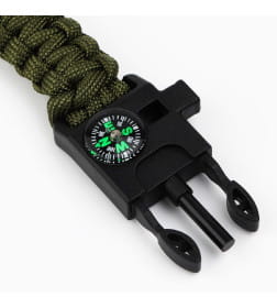 Браслет для выживания «Сильный духом», 26 х 2,5 см. 7904683