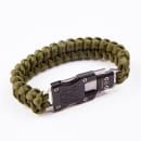 Браслет паракорд с ножом, хаки, 25см   9395877 (9395877) 