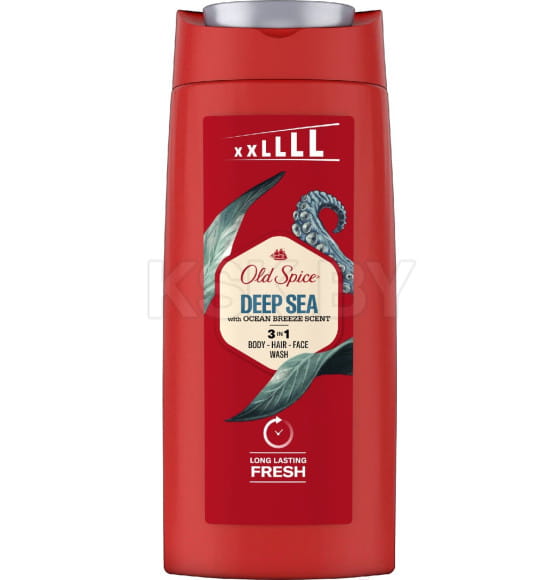 Гель для душа+шампунь Old Spice Deep Sea  2в1 675мл (3393) 