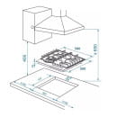 Газовая варочная панель ZorG HAG63 FDW White (УТ-00004942) 