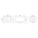 Комплект Berges: инсталляция Visam Slim 525, кнопка L3 хром глянец, унитаз VENTAS Rimless, сиденье дюропласт (EX-043237) 