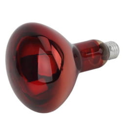 Инфракрасная лампа для обогрева животных и освещения 150 Вт ЭРА ИКЗК 230-150 R127