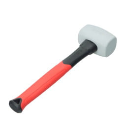 Киянка резиновая белая DRAUMET FIBER TPR 390г