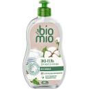 BioMio Ср-во для мытья посуды БЕЗ ЗАПАХА экологичное, концентрат, 450 мл.