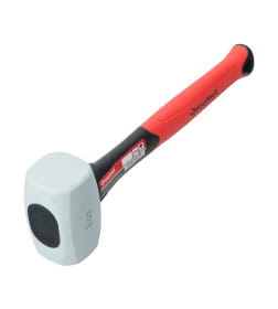 Киянка резиновая белая DRAUMET FIBER TPR 700г