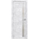 Дверное полотно Амати 26 900х2000, Экошпон,Бетон снежный,стекло матовое