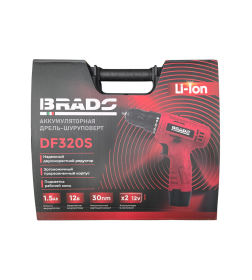 Дрель-шуруповерт аккумуляторная BRADO DF320S