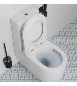 Унитаз напольный Cersanit MODUO Vortex 011 DPL EO slim LP безобод.ниж.подв.воды.гор.вып.сид.дюр.slim,lifting,easyoff.эк.слив 3.5л.