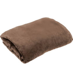 Покрывало флисовое 200x220 см.,коричневое, серия Dream, PERFECTO LINEA