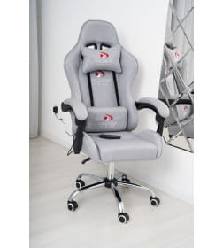 Вибромассажное кресло Calviano ASTI  ULTIMATO grey fabric