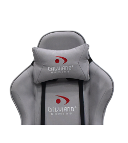Вибромассажное кресло Calviano ASTI  ULTIMATO grey fabric