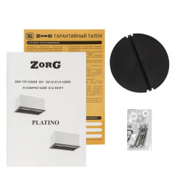 Вытяжка кухонная ZORG PLATINO 1030 60 S белая