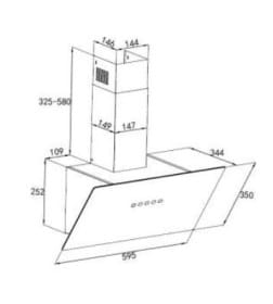 Вытяжка кухонная ZORG ULTRA 1030 60 S белая
