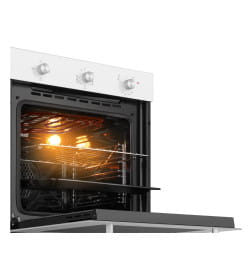 Шкаф духовой газовый Weissgauff WGO 702 White Glass