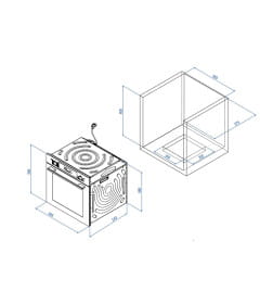 Шкаф духовой газовый Weissgauff WGO 702 White Glass