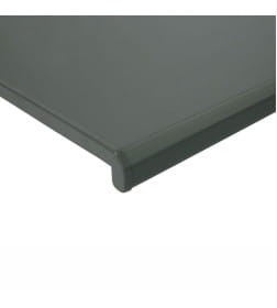 Подоконник ПВХ Danke "Komfort" Антрацит 400*20 мм