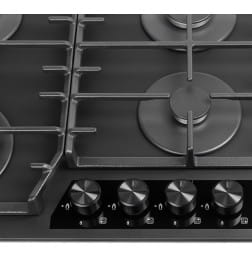 Газовая варочная панель ZorG HAG63 FDW Black matte