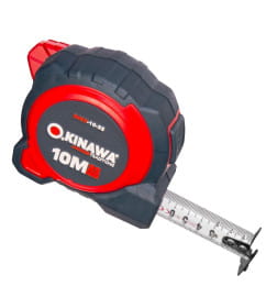 Рулетка измерительная 10м x 32мм, двустороннее полотно 2403-10-32 OKINAWA LONG