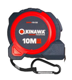 Рулетка измерительная 10м x 32мм, двустороннее полотно 2403-10-32 OKINAWA LONG