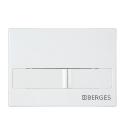 Комплект Berges: инсталляция Visam Slim 525 с кнопкой L1 белая, унитаз VITA Rimless 49 см, сиденье VITA Slim SO дюропласт