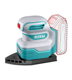 Шлифмашина вибрационная аккумуляторная TOTAL TPSLI20141