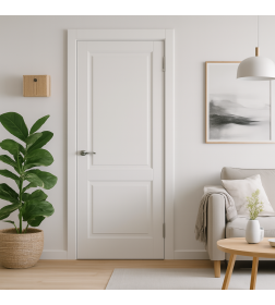 Дверное  полотно K1 ДГ белая эмаль 2000х800х38мм,уценка