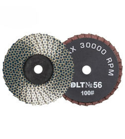 Круг алмазный гибкий шлифовальный для гравера №56 #100 50мм DLT 4398