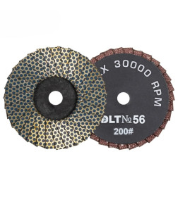 Круг алмазный гибкий шлифовальный для гравера №56 #200 50мм DLT 4399