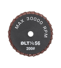 Круг алмазный гибкий шлифовальный для гравера №56 #200 50мм DLT 4399
