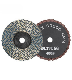 Круг алмазный гибкий шлифовальный для гравера №56 #400 50мм DLT 4400
