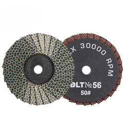 Круг алмазный гибкий шлифовальный для гравера №56 #50 50мм DLT 4397