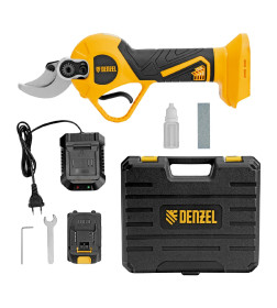 Секатор аккумуляторный бесщет. CP-30BL Li-Ion 20 В лезвия SK5 Denzel