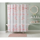 Шторка для ванны Fashun розовые цветы полиэтилен 180х180 см A8819 (A8819) 