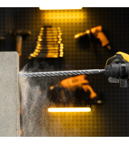 Бур по бетону цельная крестовая пластина 14x315 мм SDS PLUS Denzel