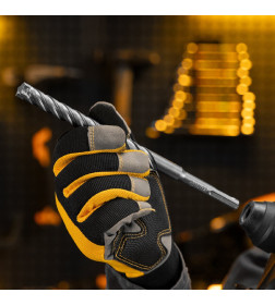 Бур по бетону цельная крестовая пластина 14x215 мм SDS PLUS Denzel