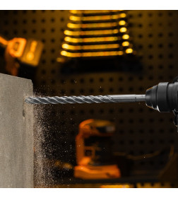 Бур по бетону цельная крестовая пластина 12x315 мм SDS PLUS Denzel