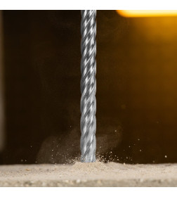 Бур по бетону цельная крестовая пластина 12x315 мм SDS PLUS Denzel