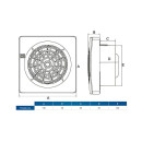 Вентилятор с таймером D100 SM-100 TB Sparkvent (SM04B-B) 