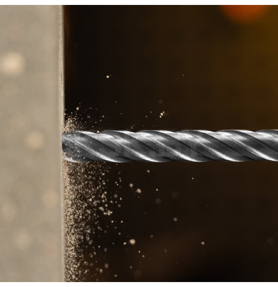 Бур по бетону цельная крестовая пластина 12x265 мм SDS PLUS Denzel (705317) 