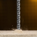 Бур по бетону цельная крестовая пластина 12x265 мм SDS PLUS Denzel (705317) 