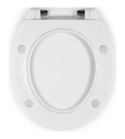 Сиденье BERGES дюропласт Top Slim SO крепление микролифт, быстросъем, металл